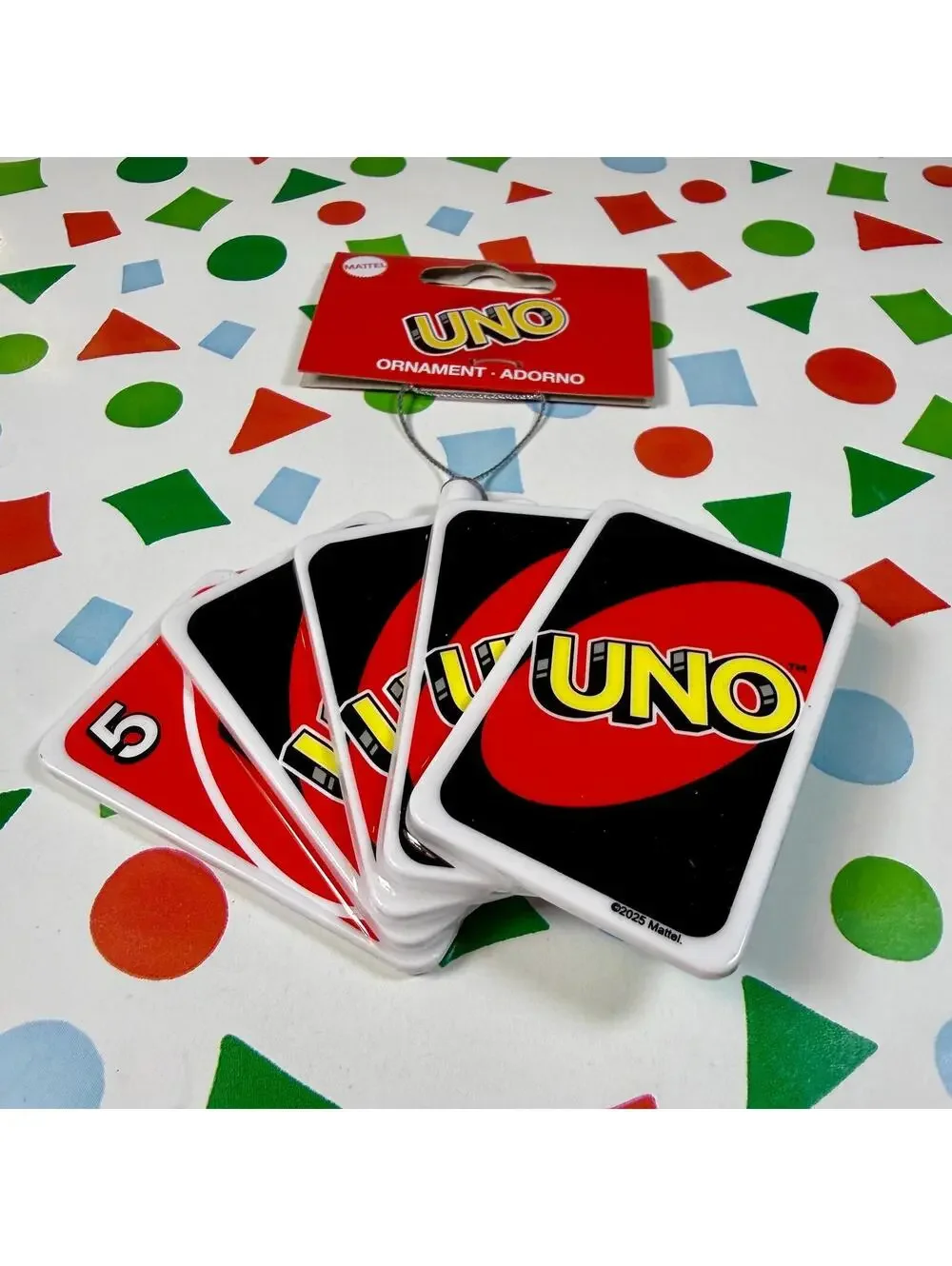Uno! Card Game Ornament - Ruz - New with Tags